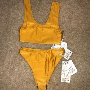 Gold bikini